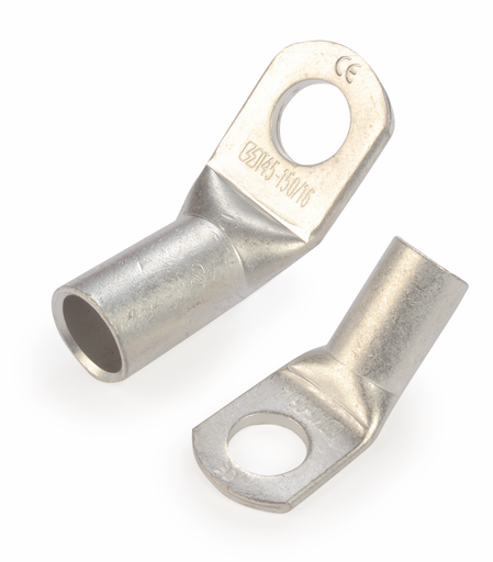 [/SOFT45-25/10] Standaard kabelschoen 45°,  25mm², M10