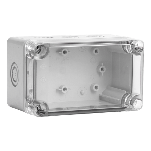 [/SPCM081308T] 75x125x75 doos S pc deks.t IP66 in 2xM16/25+6xM12/20