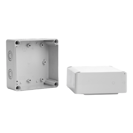 [/SPCM131310G] 125x125x100 bte S PC couv.g IP66 in 4xM16/25+6xM12/20