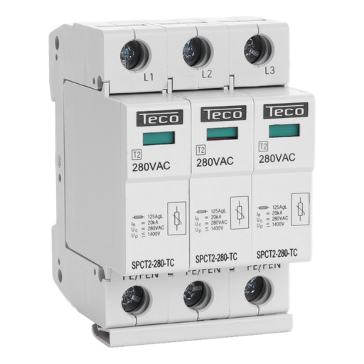 [/SPCT22803] Plug-in surge arrester type 2 3p 280Vac 3x20kA