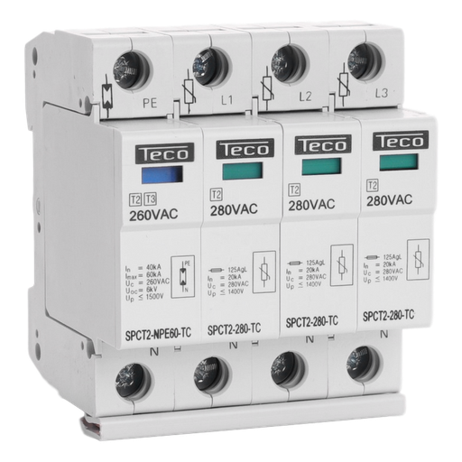 [/SPCT22803NPE] Plug-in surge arrester type 2 3p+N 280V