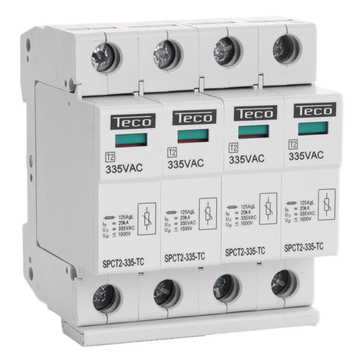 [/SPCT23354] Typ 2 Überspannungsschutz 4P 335VAC 4x20kA