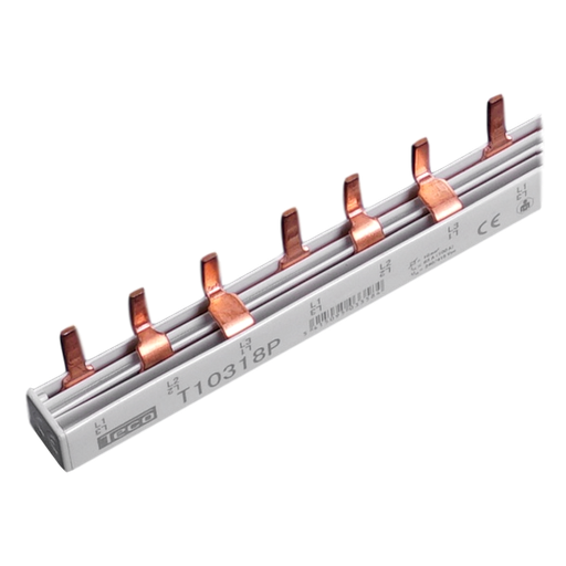 [/T10318P] Kamgeleider  pen Teco 10mm² 18 mod 3p
