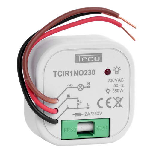 [/TCIR1NO230] Télérupteur Teco 230Vac 1.5A 1no à encastrer