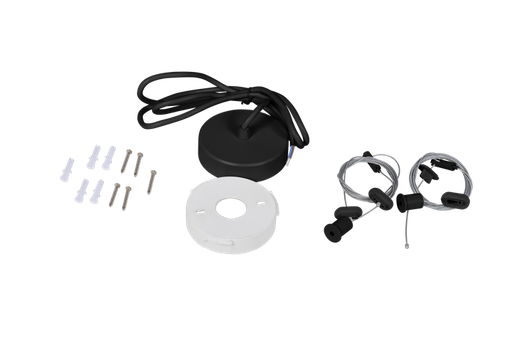 [/THIC060PENDKITB] Kit de suspension HILO ø 600 Noir L150