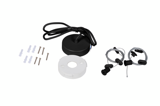 [/THIR120PENDKITB] Pendant kit  HILO RECTANGLE Black L150