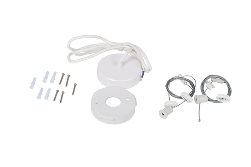 [/THIR120PENDKITW] TECO HILO Pendelbausatz  HILO rechteckig Weiß L150