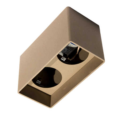 [/TLC009SCBAS2] TECO KUANA Gehäuse eckig 2x Champ + Treiber Phase Dim 20W