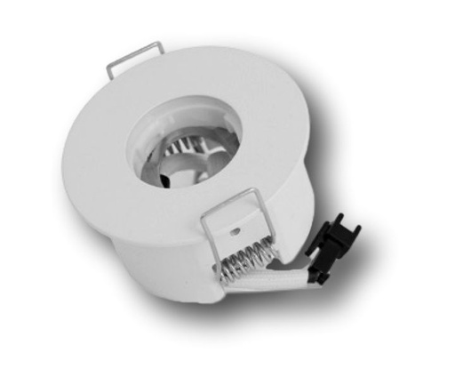 [/TLC100XW64RX] TECO NAULA runder Einbauadapter D64 o. TR. Weiß