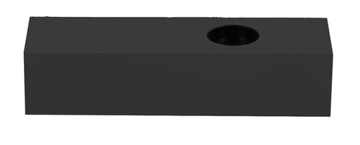 [/TLC110XB0DSS] Base Rectang. 175x50x40 pour LED Teco NAULA Noir 1x10W Dim