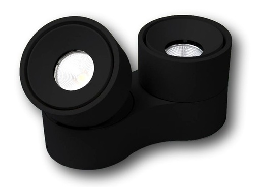 [/TLC210WB32X1] TECO KALA Spot 2x10W 212x100x103 32° 3000K Ra90 dim. Schwarz