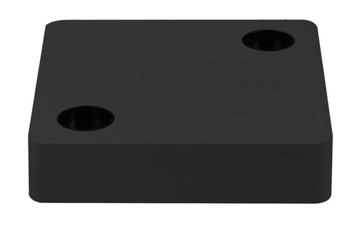 [/TLC220XBQDSS] TECO NAULA Quadratischer Sockel 160x160x35 2x10W dim. Schw.