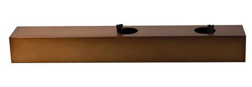 [/TLC220XE0DSS] TECO NAULA rechteckiger Sockel  335x50x40 Bronze 2x10W Dim