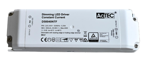 [/TLC410PHD4] Driver 40w Phase Dim 500mA voor TECO NAULA