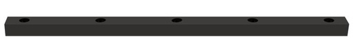 [/TLC550XBEDSL] Rechth Basis 1650x50x40 voor TECO LED NAULA Zw 5x10W Sym Dim