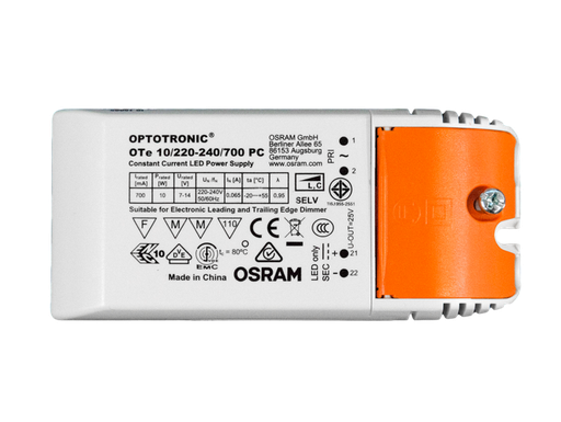[/TLK402PHD] (AS) Driver 10W 700mA OSRAM Phase Dim pour TECO KHEO 40 (3-4 pcs)