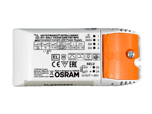 [/TLK586DS2] (AS) Driver DALI OSRAM 350mA TECO KHEO 58 (2 pcs) + anti-tract.