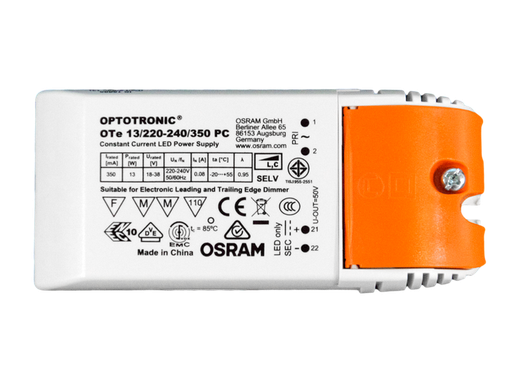 [/TLK586PHD] Driver 13W OSRAM Phase dim 350mA voor LED TECO KHEO 58