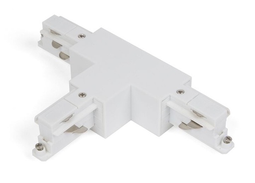 [/TLZ000W001TR] T-Connector rechts-links Wit voor Teco 3P-Track