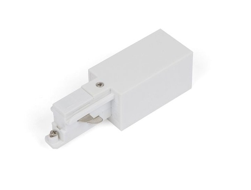 [/TLZ000WPOWEL] Voeding aan het einde (links) Wit voor Teco 3P-Track