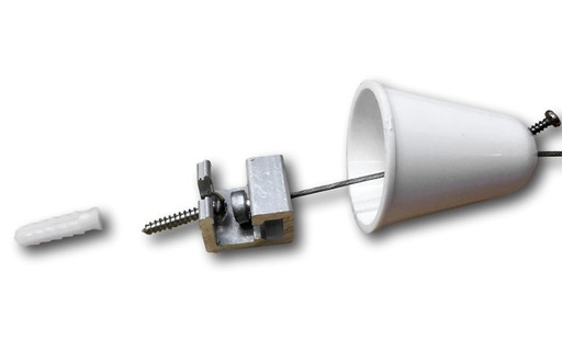 [/TLZ300WSUS00] Pendelkit 1X300cm Wit voor Teco 3P-Track