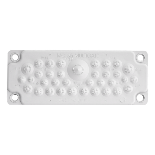 [/TRE100244C] MC35 Multigate-Kabeldurchführung IP65 35 Eingänge RAL7038
