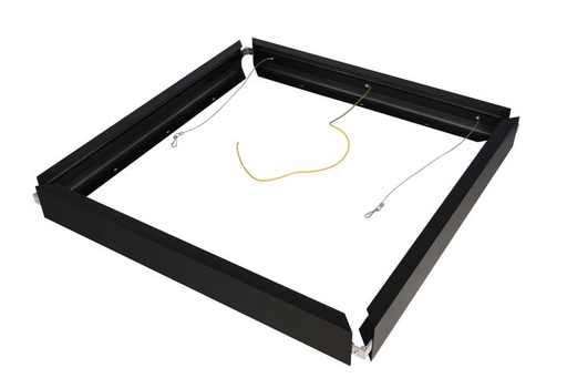 [/TYAB0006060B] TECO Aufbaurahmen für Led Panel Schw. 60x60