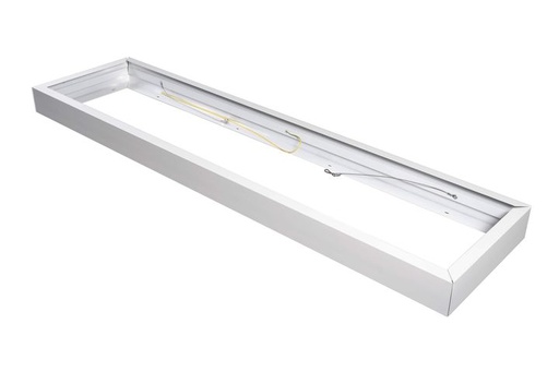 [/TYAB0030120W] Cadre apparent Blanc pour dalle Led 30x120