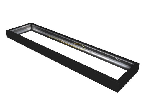 [/TYAB1030120B] (AS)Cadre apparent Version murale Noir pour dalle Led 30x120