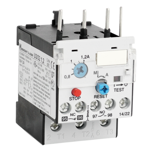 [/U33212] Thermorelais U3/32 für Schütz K(G)3 0.8 - 1.2 A