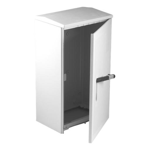 [/UCHRSDZ00] Armoire de trottoir DIN 00 830x460x330 porte rayée