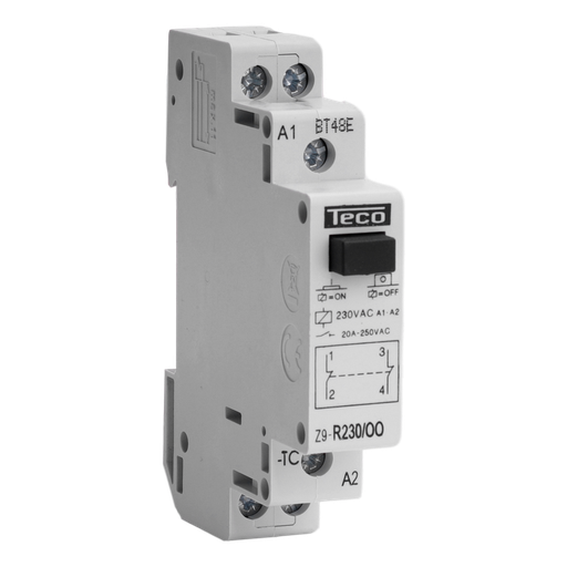[/Z9R230OO] Relais d'installation Teco 230VAC 20A 2NF