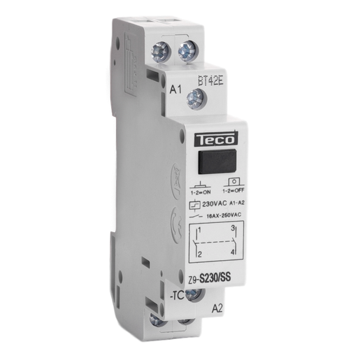 [/Z9S230SS] Télérupteur Teco 230VAC 16A 2NO