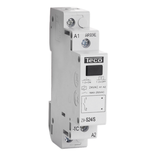 [/Z9S24S] Télérupteur Teco 24VAC 16A 1NO