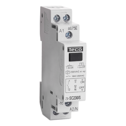 [/Z9SC230S] Zentral gesteuerter Fernschalter Teco 230VAC 16A 1NO