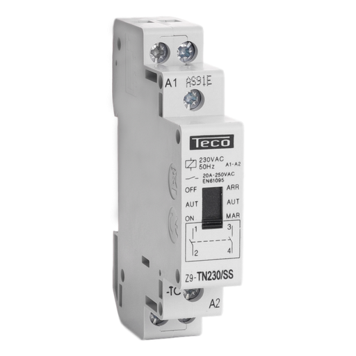 [/Z9TN230SS] Contactor Dag/Nacht Teco 230VAC 20A 2NO