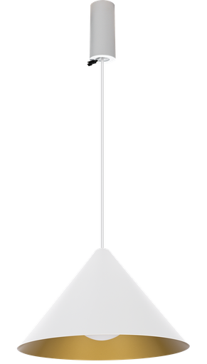 [/ACAP10DP00BG] (AS)Pendel cap NAULA 2700K + basis  Phase dim Weib Gold