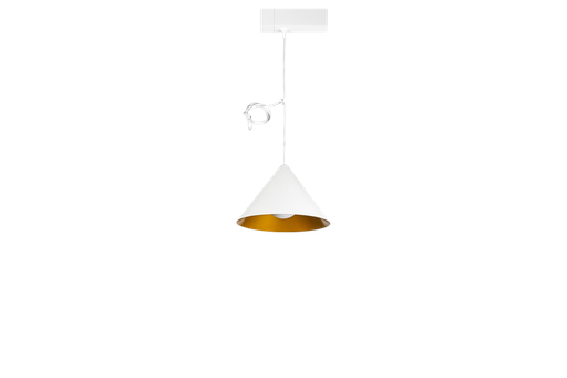 [/ACAP10DP01BG] (AS)Pendel cap NAULA 3000K + basis  Phase dim Wit Goud