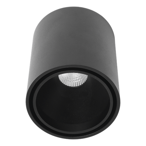 [/BR1KUANA3000KB] KUANA 9W  ronde 3000K Zwart