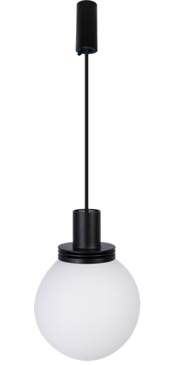 [/ABOL10DP01VB] (AS)Pendel  bol NAULA 3000K + basis  Phase dim Zwart