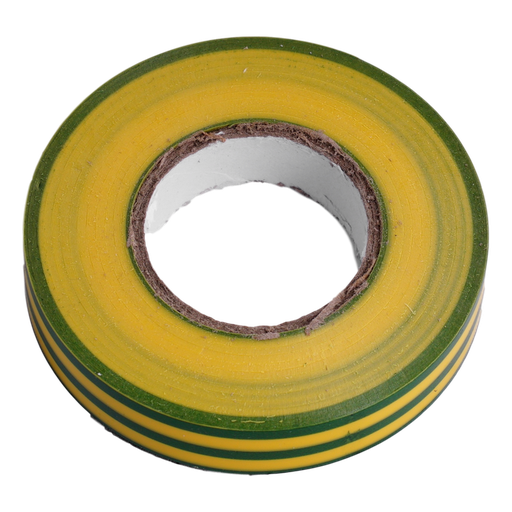 [/NI14T] Isolierband selbstverlöschend Teco 15mm x 0.15mm x 10m GRÜN-GELB