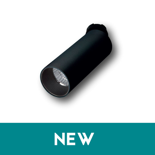 [/TLC410WB34DTW] TECO LED Spot NAULA 9W 1900-3000K Ra90 Dim Zwart 34° 40x105mm