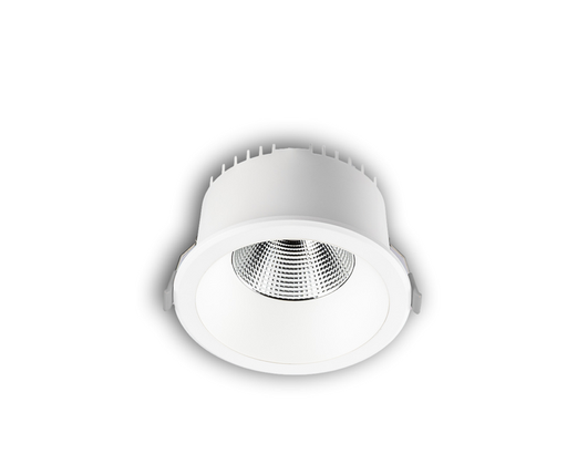 [/TEXO1214CCT0WR] LED-Downlight EXO 9-12W D140mm 3K-4K IP54 Weiß + Matter Reflektor (integrierter Treiber)