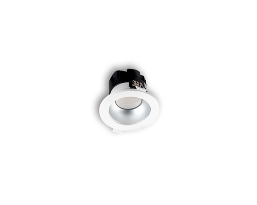 [/TKOM410CCTXWD] LED Downlight KOMET 4'' 10W 3K-4K IP54 Diffuser + Alu mat - Zonder driver